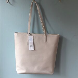 Draper James Cream Tote Bag